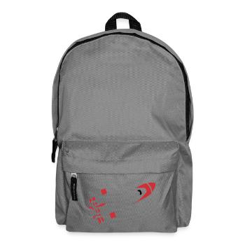 Abstract Rocket Silhouette - Backpack - elephant grey - Front