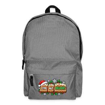 Ctrl Alt Delight Weihnachtsdesign - Rucksack - Mittelgrau - Vorne
