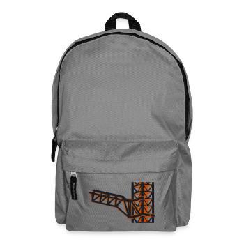 Raketenturm Startrampe Icon - Rucksack - Mittelgrau - Vorne