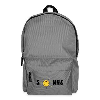 Sonne Sonnenschein - Rucksack - Mittelgrau - Vorne
