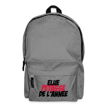 Elu Pétasse de l'année ! - Sac à dos - gris éléphant - Devant