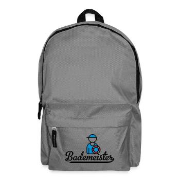 Lustige Geschenke für Bademeister - Rucksack - Mittelgrau - Vorne