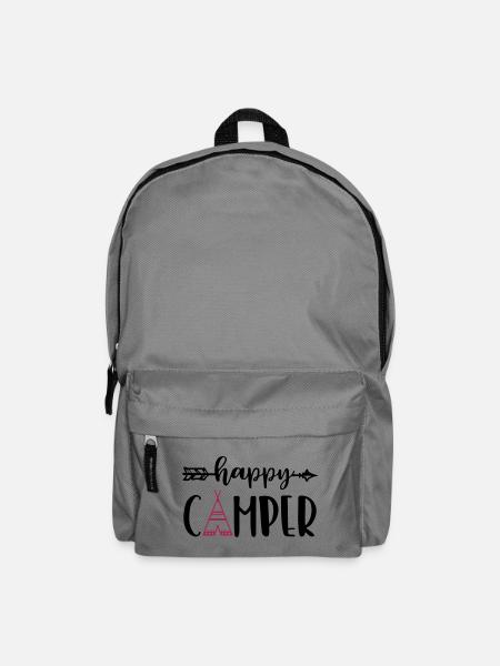 happy camper - Rucksack - Mittelgrau