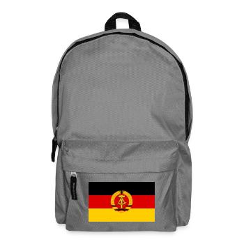 Autocollant Fahne Aufkleber DDR drapeau autocollant RDA - Sac à dos - gris éléphant - Devant