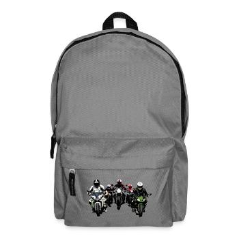 Biker Group Color - Backpack - elephant grey - Front