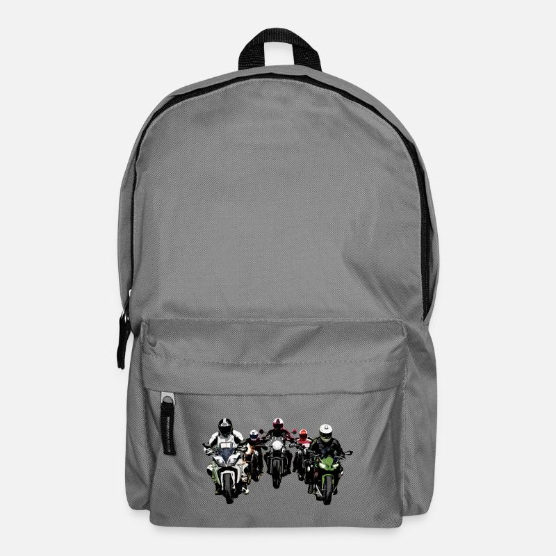 Couleur du groupe de motards - Sac à dos - gris éléphant