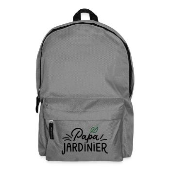 Cadeau Unique : Papa Jardinier ! - Sac à dos - gris éléphant - Devant