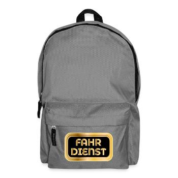 FAHRDIENST TRANSPORT - Rucksack - Mittelgrau - Vorne