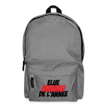 élue Maman de l'année - Sac à dos - gris éléphant - Devant