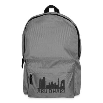 Abu Dhabi Nightscape - Rucksack - Mittelgrau - Vorne
