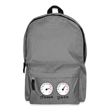 Sportlich und sparsam - Rucksack - Mittelgrau - Vorne