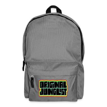 Original Junglist DNB Emblem - Rucksack - Mittelgrau - Vorne