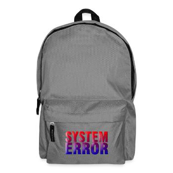 Systemfehler Gradient Typo - Rucksack - Mittelgrau - Vorne