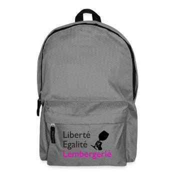Liberté Egalité Lembergerlé - Rucksack - Mittelgrau - Vorne