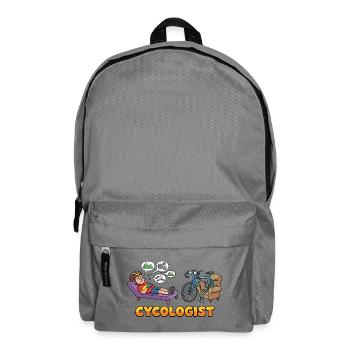 Cycologist Fahrradliebhaber Geschenk Lustig - Rucksack - Mittelgrau - Vorne