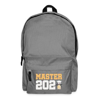 Master 2026 Abschluss Promotion Sponsion - Rucksack - Mittelgrau - Vorne