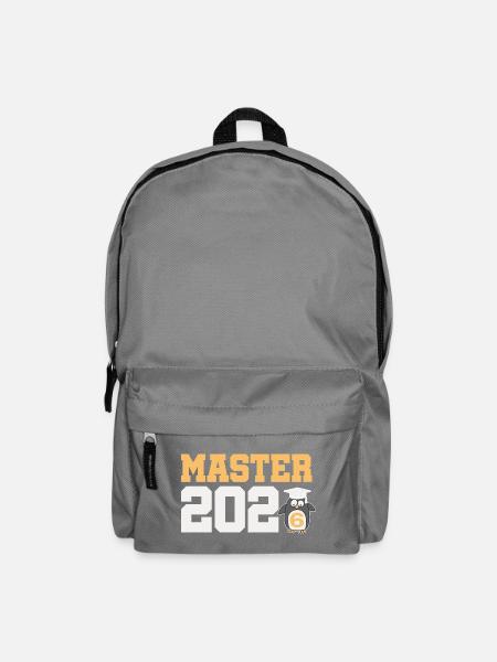 Master 2026 Abschluss Promotion Sponsion - Rucksack - Mittelgrau