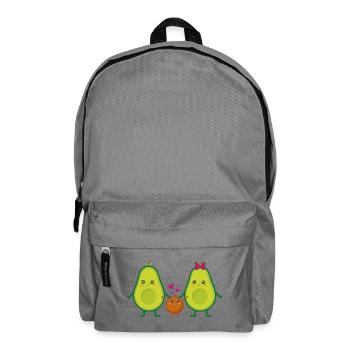 Familie Avocado - Rucksack - Mittelgrau - Vorne