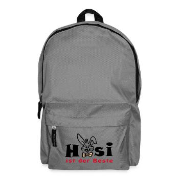 Hasi ist der Beste  Ostern - Rucksack - Mittelgrau - Vorne