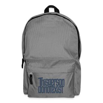 ThisPersonNichtExistExist. - Rucksack - Mittelgrau - Vorne