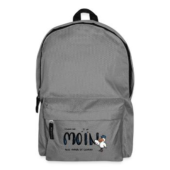 Moin Küstenseemöwe im Sailor-Style - Rucksack - Mittelgrau - Vorne