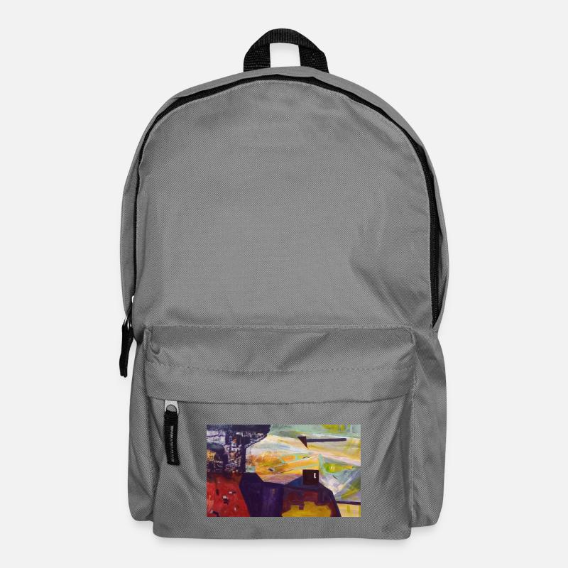 Abstract Urban Landscape - Backpack - elephant grey