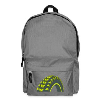 Graphique de pneus de vélo VTT - Sac à dos - gris éléphant - Devant