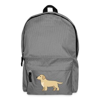 Silhouette délicate du retriever - Sac à dos - gris éléphant - Devant