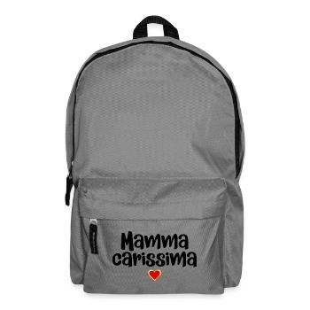 Mamma Carissima, Italia - Backpack - elephant grey - Front