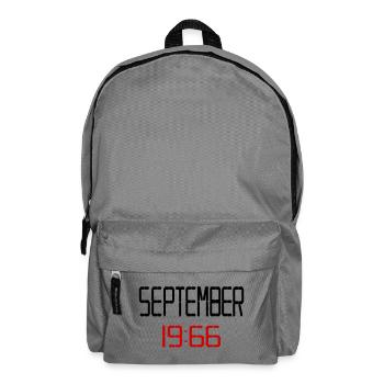 Geburtstag, September 1966 - Rucksack - Mittelgrau - Vorne