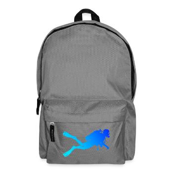 Apnoetauchen Geschenkidee für Unterwasserabenteuer - Rucksack - Mittelgrau - Vorne