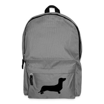 Dachshund - Sac à dos - gris éléphant - Devant