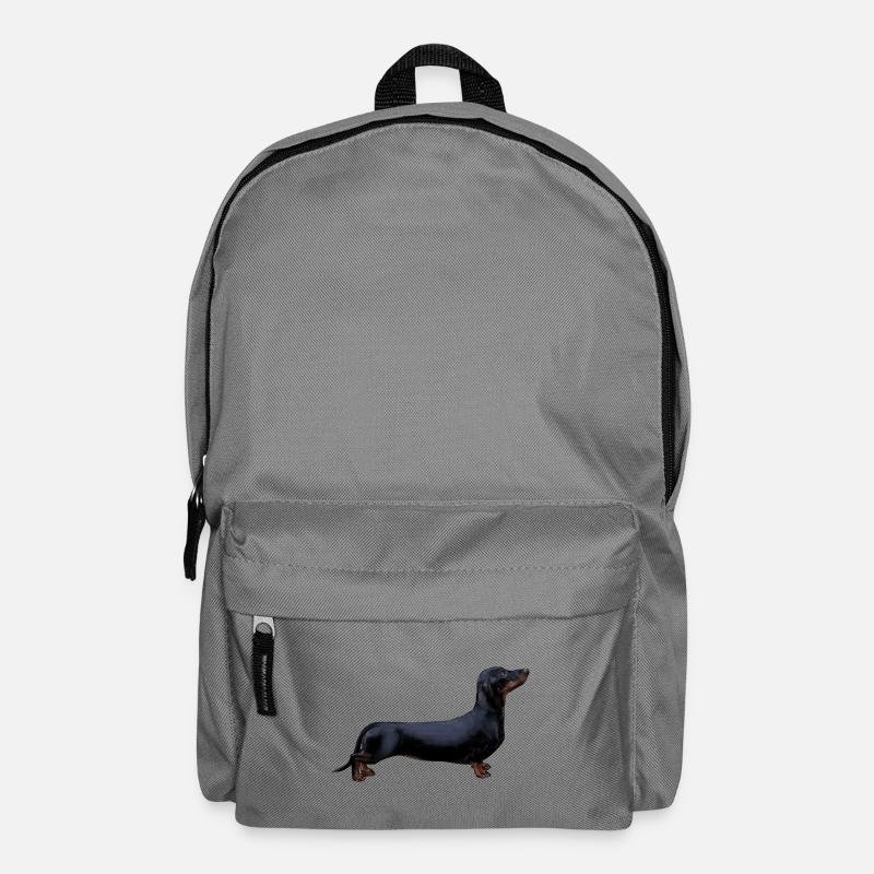 Dachshund - Backpack - elephant grey