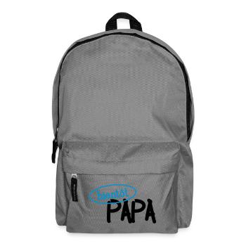Bientôt Papa ! - Sac à dos - gris éléphant - Devant