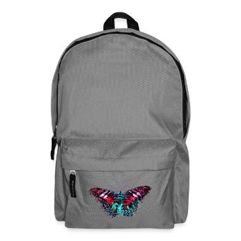 Colorful Butterfly I Love Butterflies I Love - Backpack - elephant grey - Front