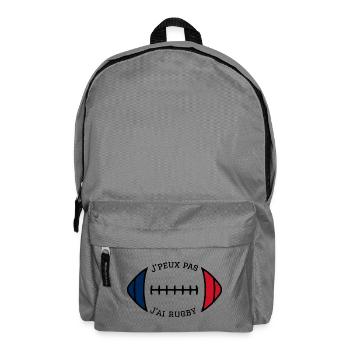 J peux pas j ai rugby - Sac à dos - gris éléphant - Devant