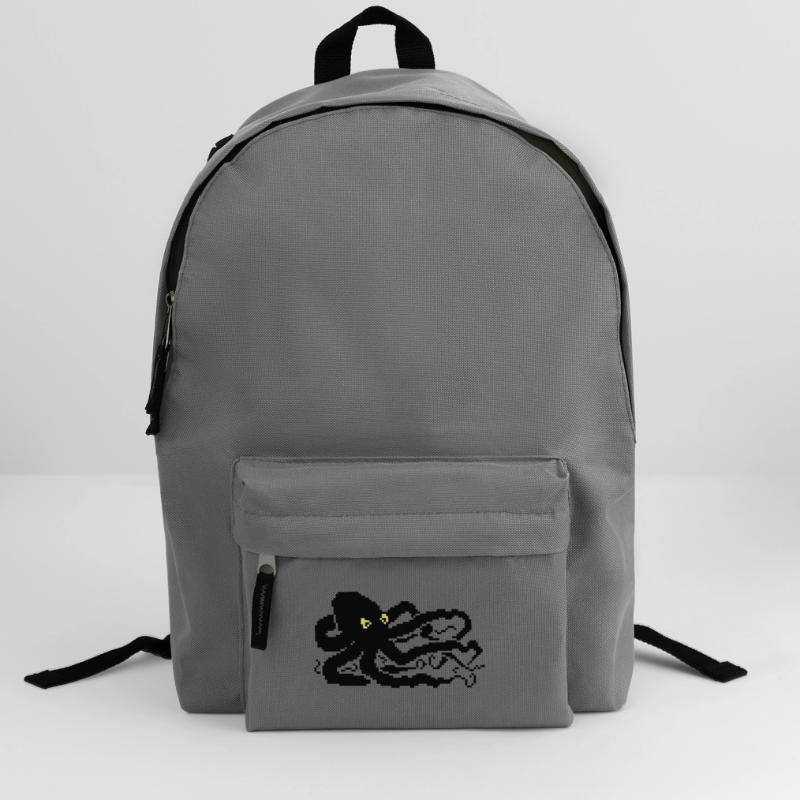 Pieuvre pixel 8 bits Sac à dos