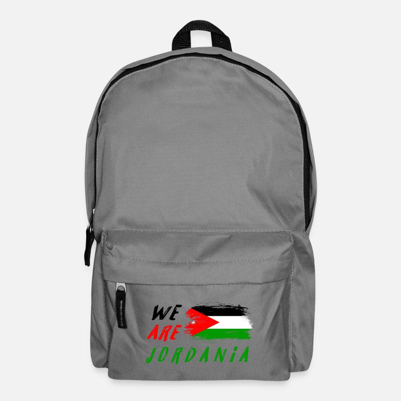 Wir sind Jordanien - Rucksack - Mittelgrau