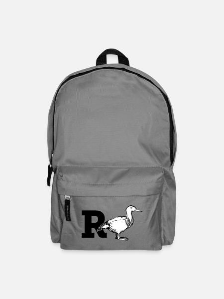 Rente-Ente / R-Ente - Rucksack - Mittelgrau