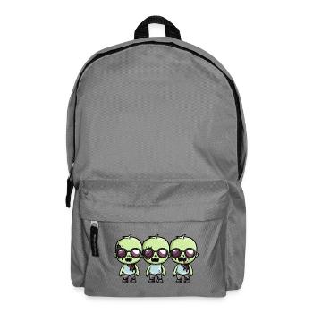 Zombies Halloween - Backpack - elephant grey - Front