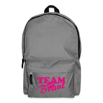 Team Brant Lip Kiss Neon Pink - Backpack - elephant grey - Front
