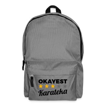 Funny Karateka - Backpack - elephant grey - Front