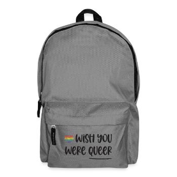 Mois de la Fierté LGBT - J’aimerais que tu sois queer - Sac à dos - gris éléphant - Devant