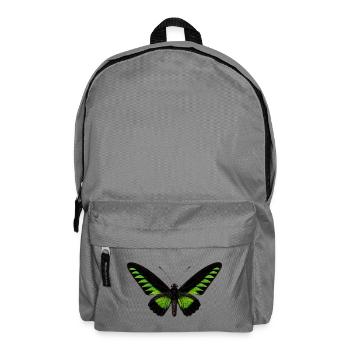 Rajah Brookes Birdwing Trogonoptera brookiana - Rucksack - Mittelgrau - Vorne