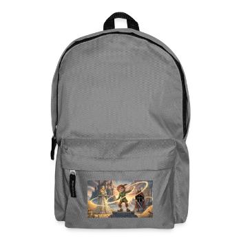 Rumpelstiltskin Spins Straw Into Shining Gold - Rucksack - Mittelgrau - Vorne