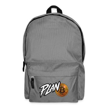 Plan Bitcoin - Rucksack - Mittelgrau - Vorne