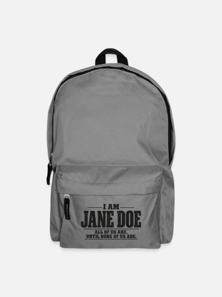 Ich bin Jane Doe: Wir alle - Rucksack - Mittelgrau