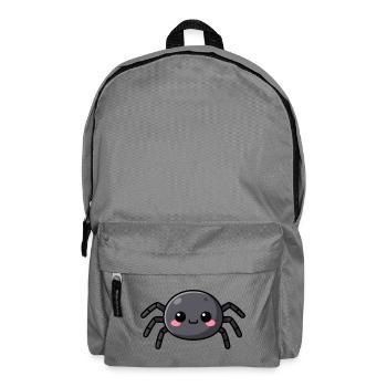 Niedliche Kawaii Halloween Spinne Geschenk Kinder  - Rucksack - Mittelgrau - Vorne