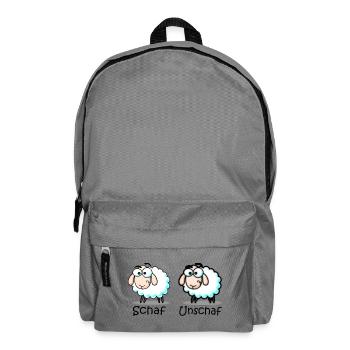 Schaf - Rucksack - Mittelgrau - Vorne
