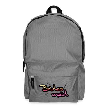 Bridesmaid Polterabend Verlobung JGA Team Braut - Rucksack - Mittelgrau - Vorne
